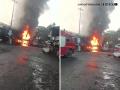Thane Fire: Major Blaze Engulfs Biryani Shop In Dombivli’s Palava Area (Watch Video) - Hindi News | Thane Fire: Major Blaze Engulfs Biryani Shop In Dombivli’s Palava Area (Watch Video) | Latest thane News at Lokmattimes.com