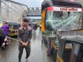 Thane: 12 Rickshaws Vandalized Near Diva Railway Station by Unknown Person (Watch Video) - Hindi News | Thane: 12 Rickshaws Vandalized Near Diva Railway Station by Unknown Person (Watch Video) | Latest thane News at Lokmattimes.com