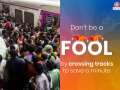 Hanging Out of Mumbai Local Trains to Ticketless Travel: Western Railway Launches April Fool’s Campaign to Spread Commuter Awareness - Hindi News | Hanging Out of Mumbai Local Trains to Ticketless Travel: Western Railway Launches April Fool’s Campaign to Spread Commuter Awareness | Latest mumbai News at Lokmattimes.com