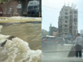 Mumbai Drinking Water Pipeline Bursts in Bandra, Traffic Movement Affected (Watch Video) - Hindi News | Mumbai Drinking Water Pipeline Bursts in Bandra, Traffic Movement Affected (Watch Video) | Latest mumbai News at Lokmattimes.com