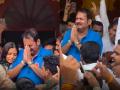 Satara Election Results 2024: Udayanraje Bhosale Breaks into Tears After Winning Lok Sabha Seat (Watch Video) - Hindi News | Satara Election Results 2024: Udayanraje Bhosale Breaks into Tears After Winning Lok Sabha Seat (Watch Video) | Latest maharashtra News at Lokmattimes.com