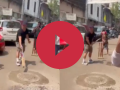 Watch: David Warner plays cricket with locals on Mumbai street - Hindi News | Watch: David Warner plays cricket with locals on Mumbai street | Latest cricket News at Lokmattimes.com