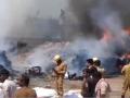 Uttar Pradesh Fire: Massive Blaze Engulfs Jalaun Paper Factory, Causing Rs 15 Lakh in Damage (Watch Video) - Hindi News | Uttar Pradesh Fire: Massive Blaze Engulfs Jalaun Paper Factory, Causing Rs 15 Lakh in Damage (Watch Video) | Latest national News at Lokmattimes.com