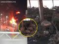 Varanasi Cantt Railway Station Fire: Over 200 Two-Wheelers Burned to Ashes in Massive Parking Lot Blaze (Watch Video) - Hindi News | Varanasi Cantt Railway Station Fire: Over 200 Two-Wheelers Burned to Ashes in Massive Parking Lot Blaze (Watch Video) | Latest national News at Lokmattimes.com