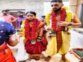 India's new spin prodigy, Varun Chakraborty gets hitched to his girlfriend Neha Khedekar - Hindi News | India's new spin prodigy, Varun Chakraborty gets hitched to his girlfriend Neha Khedekar | Latest cricket News at Lokmattimes.com