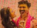 VicKat share their Haldi ceremony's pictures: "Shukr. Sabr. Khushi" - Hindi News | VicKat share their Haldi ceremony's pictures: "Shukr. Sabr. Khushi" | Latest entertainment News at Lokmattimes.com