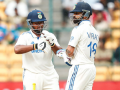 IND vs NZ, 1st Test: Virat Kohli, Rohit Sharma and Sarfaraz Khan Power India’s Fightback on Day 3 Against New Zealand - Hindi News | IND vs NZ, 1st Test: Virat Kohli, Rohit Sharma and Sarfaraz Khan Power India’s Fightback on Day 3 Against New Zealand | Latest cricket News at Lokmattimes.com