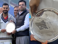 Virat Kohli Felicitated by DDCA at Arun Jaitley Stadium for Playing 100 Tests for India (Watch Video) - Hindi News | Virat Kohli Felicitated by DDCA at Arun Jaitley Stadium for Playing 100 Tests for India (Watch Video) | Latest cricket News at Lokmattimes.com