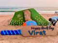 Virat Kohli Turns 36: Odisha Sand Artist Sudarsan Pattnaik Crafts Special Sculpture to Celebrate Batting Legend's Birthday (Watch Video) - Hindi News | Virat Kohli Turns 36: Odisha Sand Artist Sudarsan Pattnaik Crafts Special Sculpture to Celebrate Batting Legend's Birthday (Watch Video) | Latest cricket News at Lokmattimes.com