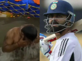“At Least 5–6 Hundreds…”: Virat Kohli’s Fan Makes Special Wish While Taking Holy Dip at Maha Kumbh Mela 2025, Video Goes Viral - Hindi News | “At Least 5–6 Hundreds…”: Virat Kohli’s Fan Makes Special Wish While Taking Holy Dip at Maha Kumbh Mela 2025, Video Goes Viral | Latest cricket News at Lokmattimes.com