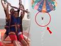 VIDEO! Women parasailing in Alibaug fall into sea after rope snaps mid-air - Hindi News | VIDEO! Women parasailing in Alibaug fall into sea after rope snaps mid-air | Latest social-viral News at Lokmattimes.com