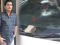 Marathi actor Sushant Shelar's car vandalized, incident captured on CCTV - Hindi News | Marathi actor Sushant Shelar's car vandalized, incident captured on CCTV | Latest maharashtra News at Lokmattimes.com