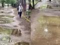 Nashik: New Jogging Track at Sadashiv Nagar Deteriorates After First Rains, Investigation Demanded - Hindi News | Nashik: New Jogging Track at Sadashiv Nagar Deteriorates After First Rains, Investigation Demanded | Latest nashik News at Lokmattimes.com