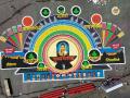 Nashik: 25,000 Sq Ft Maharangoli Depicting Ahilyadevi Holkar's Legacy Created on Godavari Banks to Mark Hindu New Year - Hindi News | Nashik: 25,000 Sq Ft Maharangoli Depicting Ahilyadevi Holkar's Legacy Created on Godavari Banks to Mark Hindu New Year | Latest nashik News at Lokmattimes.com
