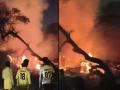 Pune Fire: Blaze Destroys 19 Labourers’ Huts, Three Two-Wheelers Gutted in Hadapsar - Hindi News | Pune Fire: Blaze Destroys 19 Labourers’ Huts, Three Two-Wheelers Gutted in Hadapsar | Latest pune News at Lokmattimes.com