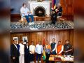 Ravindra Chavan Attends Maharashtra Bhavan Expansion Ceremony In Mauritius - Hindi News | Ravindra Chavan Attends Maharashtra Bhavan Expansion Ceremony In Mauritius | Latest maharashtra News at Lokmattimes.com
