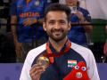 Who is Nitesh Kumar? All About the Indian Shuttler Who Won Gold in Para-Badminton at Paris Paralympics 2024 - Hindi News | Who is Nitesh Kumar? All About the Indian Shuttler Who Won Gold in Para-Badminton at Paris Paralympics 2024 | Latest other-sports News at Lokmattimes.com