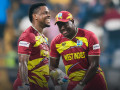 WI vs ZIM: Shimron Hetmyer, Rovman Powell Power West Indies to 254/6 Against Zimbabwe in Mumbai; Second-Highest Total in T20 World Cup History (VIDEO) - Hindi News | WI vs ZIM: Shimron Hetmyer, Rovman Powell Power West Indies to 254/6 Against Zimbabwe in Mumbai; Second-Highest Total in T20 World Cup History (VIDEO) | Latest cricket News at Lokmattimes.com