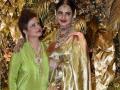Watch Rekha's rare public appearance with sister Radha at Arman Jain's wedding - Hindi News | Watch Rekha's rare public appearance with sister Radha at Arman Jain's wedding | Latest entertainment News at Lokmattimes.com