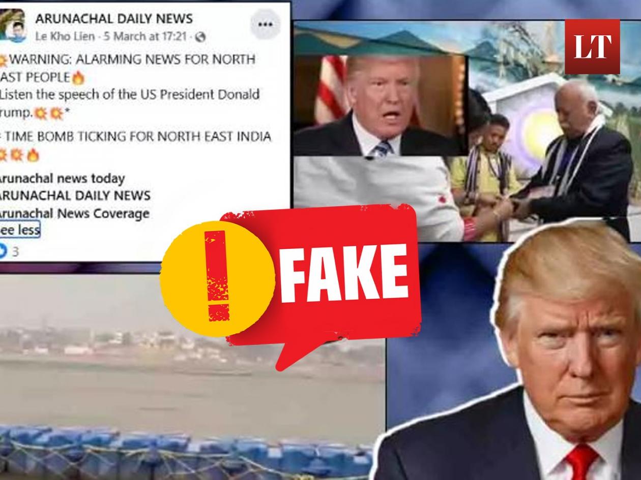 Fact Check: Viral Video of Donald Trump Blaming RSS for Riots in Arunachal  Pradesh is a Deepfake - www.lokmattimes.com