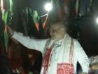 Assam Assembly Elections 2026: Union Minister Amit Shah Holds Roadshow in Guwahati (Watch Video)
