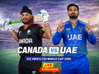 CAN vs UAE LIVE Cricket Streaming: When and Where To Watch Today’s Canada vs United Arab Emirates T20 World Cup 2026 Match