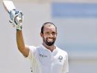 Hanuma Vihari bats left-handed, after getting wrist fracture