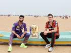 In Pics: Shreyas Iyer and Pat Cummins Pose With Trophy Ahead of KKR vs SRH IPL 2024 Final