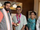 Haryana Chief Minister Nayab Singh Saini Felicitates Yuzvendra Chahal For T20 World Cup Victory