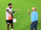 Hardik Pandya, Murali Kartik Engage in Tense Exchange Ahead of IND vs NZ 2nd T20I (VIDEO)