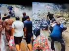 Haridwar Landslide CCTV Video: Three on Bike Narrowly Escape as Debris Falls Over Them