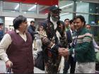 IVPL: Chris Gayle Touches Down in Greater Noida Fans Eager for Monday's Big Match