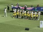 AUS vs WI 2nd Test: COVID-19-Positive Cameron Green Keeps Safe Distance from Team During National Anthem