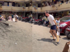 WATCH: Michael Vaughan Plays Gully Cricket in Mumbai, Compares Pitch to Test Pitches