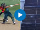 WATCH: Mitchell Marsh's Massive Six Breaks Solar Panel at Kensington Oval During AUS vs ENG ICC T20 World Cup 2024 Match