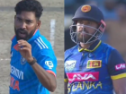 Mohammed Siraj and Kusal Mendis Engage in Heated Exchange During IND vs SL 3rd ODI (Watch Video)