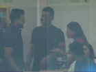 MS Dhoni, Rohit Sharma Share Heartwarming Moment at Wankhede During IND vs ENG T20 World Cup 2026 Semi Final in Mumbai (VIDEO)
