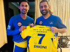 IPL 2024: Mustafizur Rahman Receives Signed Jersey From MS Dhoni As He Leaves CSK Camp for National Duty (See Pic)