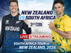 NZ vs SA 3rd T20I LIVE Cricket Streaming: When and Where To Watch New Zealand vs South Africa Match in India