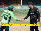PAK vs NZ, Champions Trophy 2025 Highlights: Will Young, Tom Latham Guide New Zealand to 60-Run Win Over Pakistan (Watch Video)
