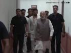 PM Narendra Modi Arrives at Parliament House To Cast His Vote for Vice Presidential Election