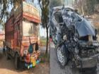 Pune Accident: One Killed, Three Seriously Injured as Truck Rams Car on Shikrapur–Chakan Road