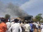 Pune Fire: Massive Blaze Erupts at Event Decoration Godown in Shirur Taluka; No Injuries Reported