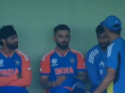 Rahul Dravid Consoles Dejected Virat Kohli After Another Low Score in IND vs ENG T20 World Cup 2024 Semifinal