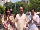 Rhea Chakraborty and her Family Spotted at Siddhivinayak Temple After CBI Closes Sushant Singh Rajput Case (Watch Video)