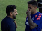 Rohit Sharma Seen Chatting With Suryakumar Yadav Before IND vs ENG T20 World Cup 2026 Semi Final Toss at Wankhede in Mumbai (VIDEO)