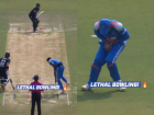 Rohit Sharma Takes Easy Catch As Harshit Rana Removes Devon Conway for 5 in India vs New Zealand 3rd ODI (VIDEO)