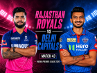 RR vs DC LIVE Streaming: When and Where To Watch IPL 2026 Rajasthan Royals vs Delhi Capitals Match Online
