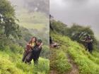 Satara: Woman Falls 100 Feet into Valley While Taking Selfie, Rescued by Local Trekkers (Watch Video)