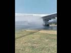 Saudi Airlines Plane Catches Fire While Landing at Peshawar Airport in Pakistan; Watch Videos